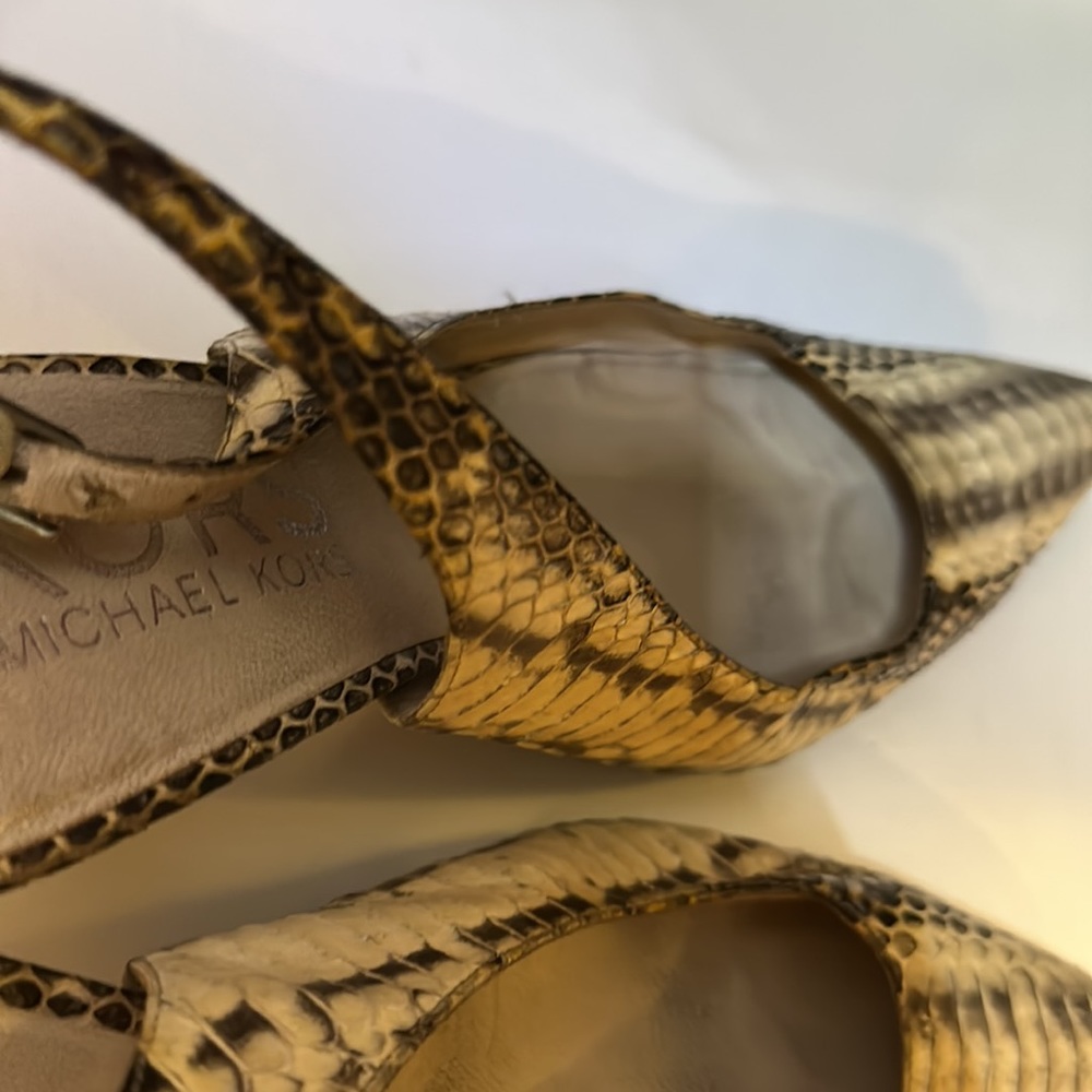 Kors Michael Kors Python slingback - Picture 5 of 6